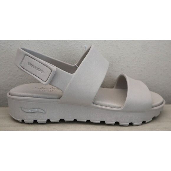 Skechers Foamies Women's Sz 6 Natural ArchFit Footsteps Day Dream Sandals SIB - Picture 7 of 12